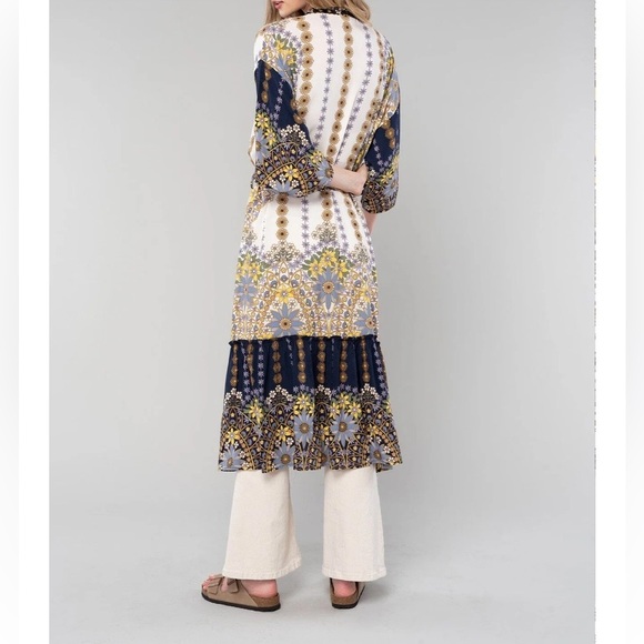 NWOT Lovestitch Late Mornings Kimono Robe - Picture 2 of 13